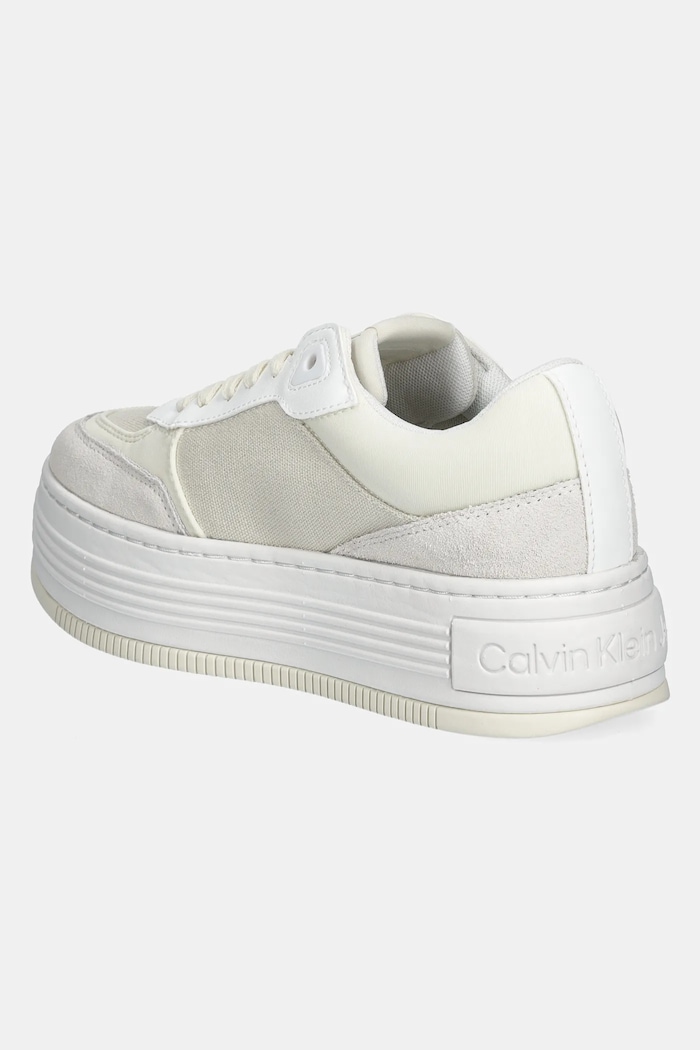 Παπούτσια Sneakers Calvin Klein Jeans BOLD FLATF LOW MIX MG MEDIA YW0YW01638 μπεζ