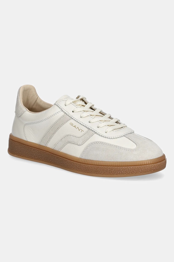 Δερμάτινα sneakers Gant Cuzima δέρμα σαμουά μπεζ 30531953.G29