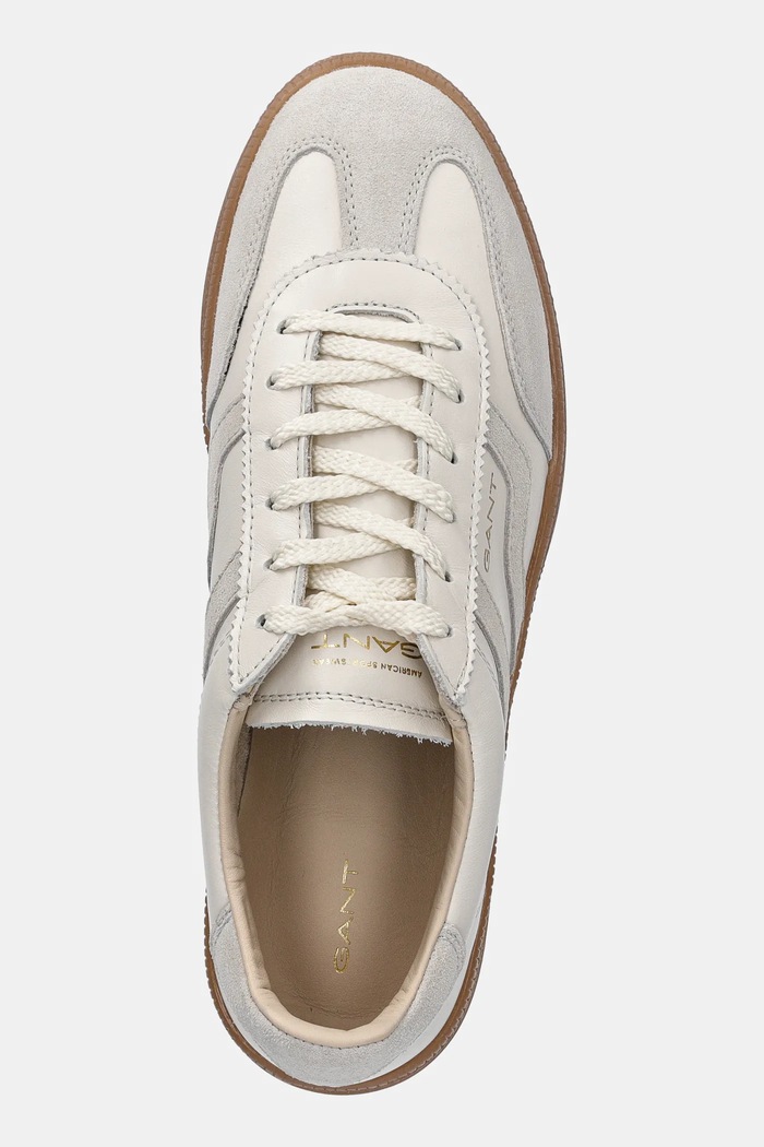 Δερμάτινα sneakers Gant Cuzima μπεζ 30531953.G29