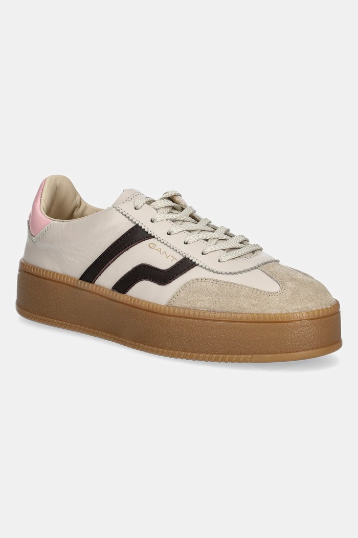 Gant sneakersy skórzane Cuzmani skóra zamszowa beżowy 30533977.G105