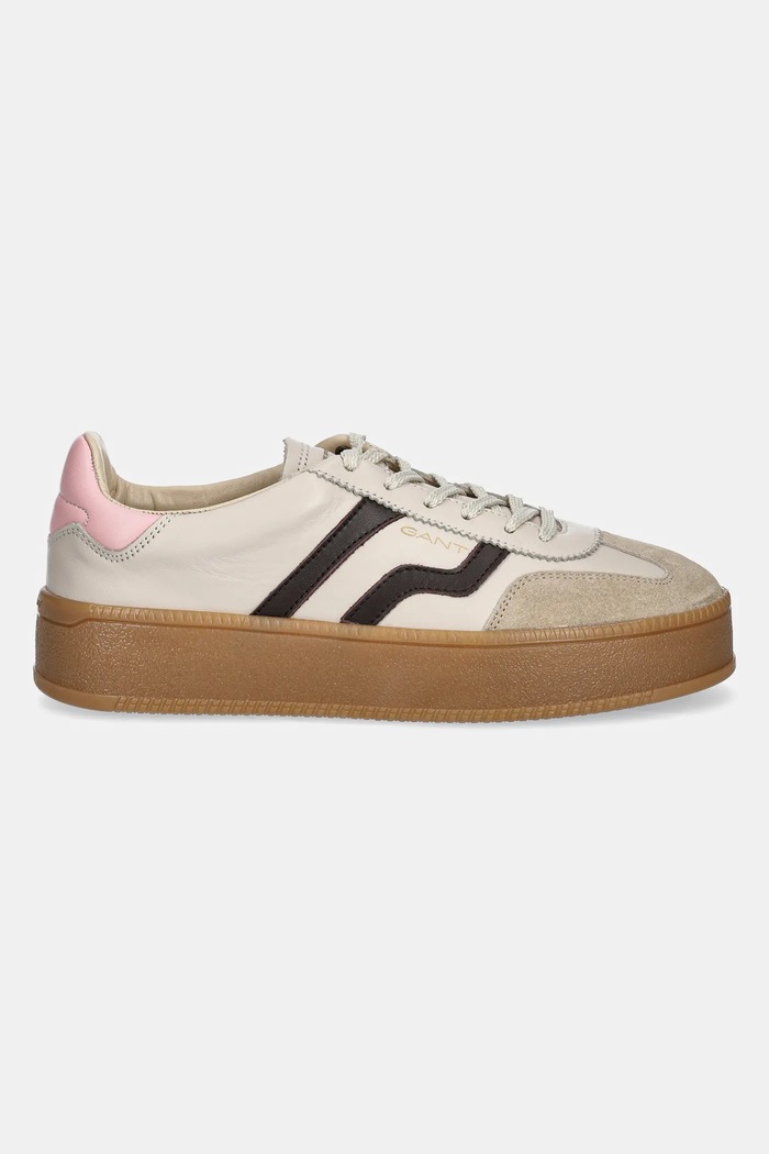 Gant sneakersy skórzane Cuzmani 30533977.G105 beżowy SS25