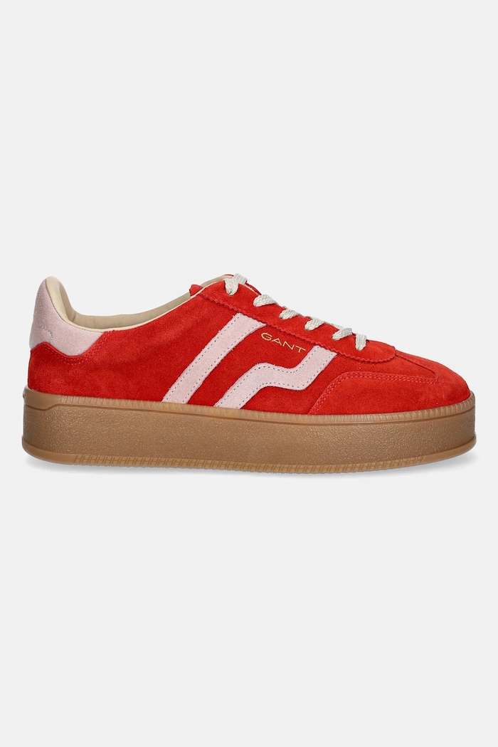 Gant sneakersy zamszowe Cuzmani 30533978.G925 czerwony SS25