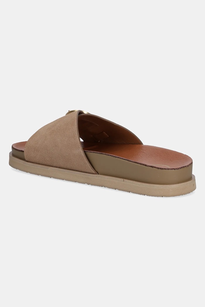 Παπούτσια Nubuck παντόφλες Gant Mardale 30503936.G25 μπεζ