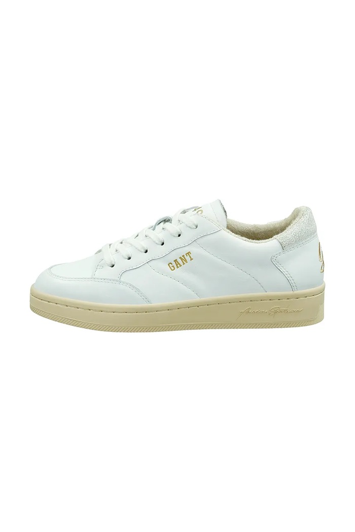 Δερμάτινα sneakers Gant PREPLA Planet friendly λευκό 30531899.G29