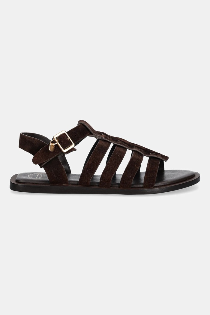 Gant Sandały zamszowe Sunlaz 30563912.G46 brązowy SS25