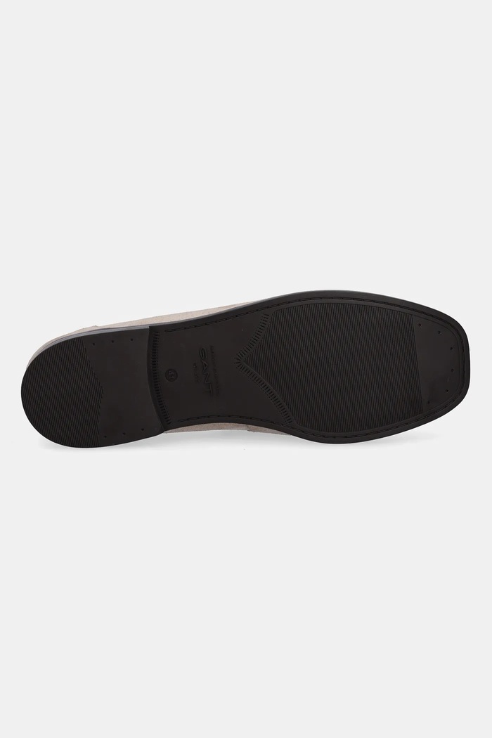 Gant mocasini din piele întoarsă Gimble 30573865.G11 bej