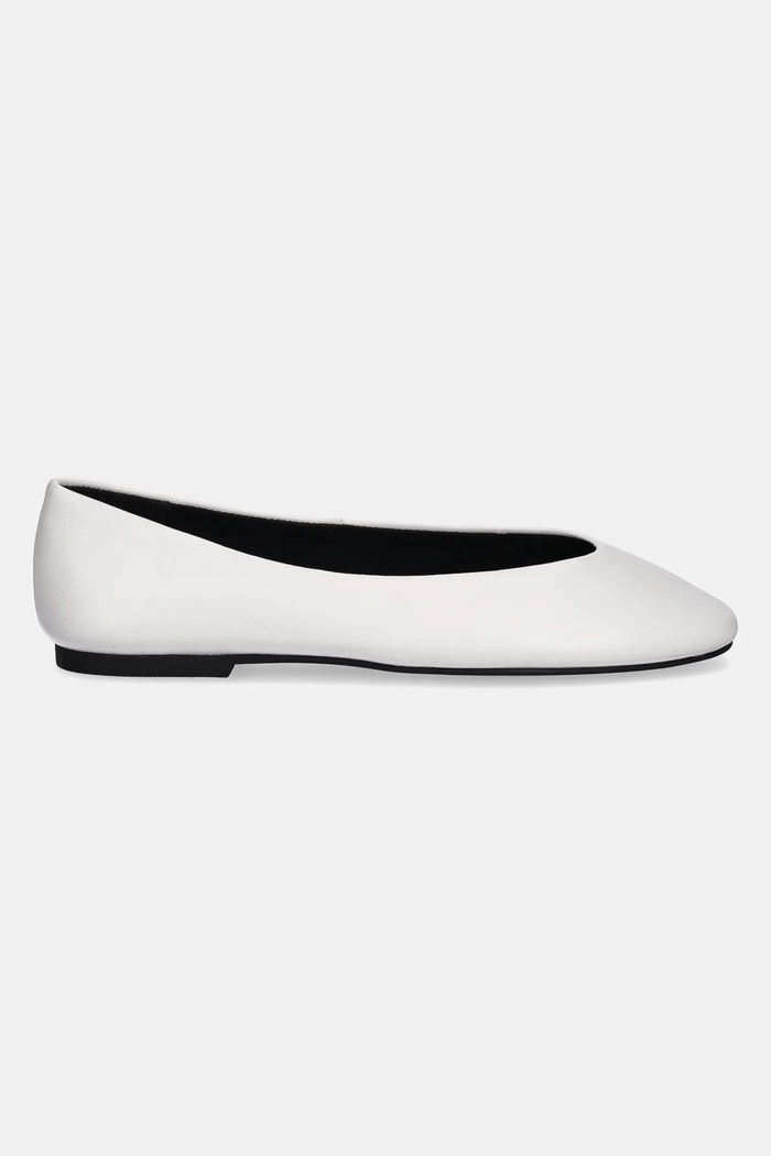 Steve Madden bőr balerina cipő Darts SM11003624.107 fehér SS25