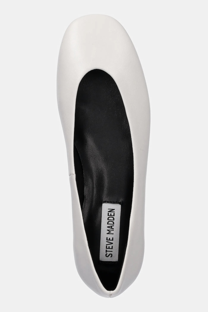 Steve Madden bőr balerina cipő Darts fehér SM11003624.107