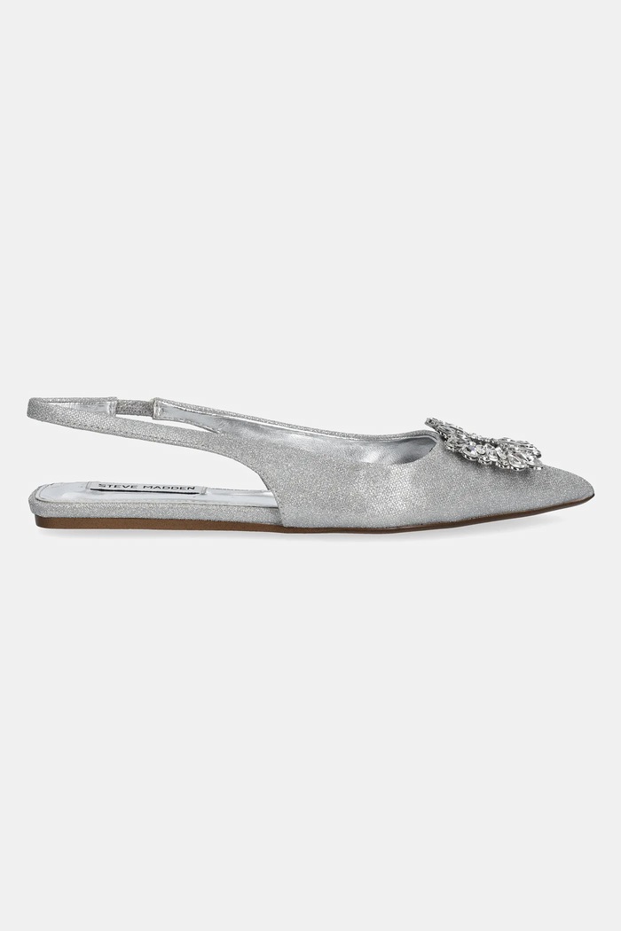 Baleríny Steve Madden Calista SM11003625.SIG strieborná SS25