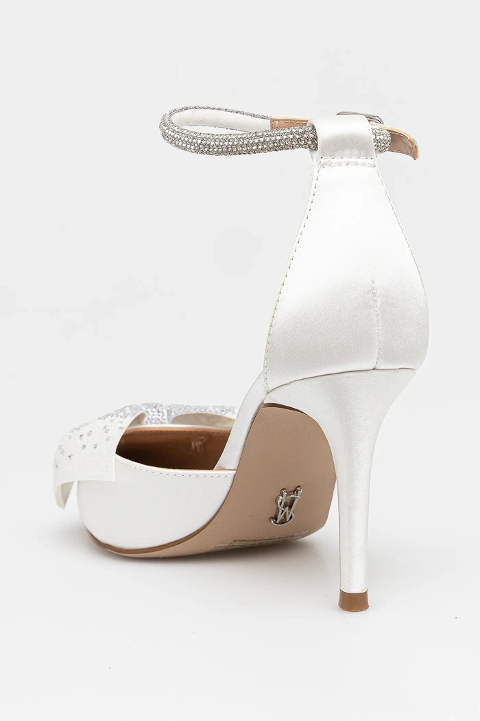Încălțăminte Steve Madden pantofi cu toc Lilyann-E SM19000126.985 alb