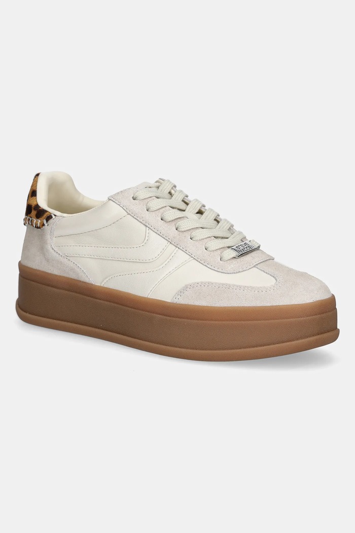 Sneakers boty Steve Madden Off-Track přírodní kůže béžová SM11003601.WHL