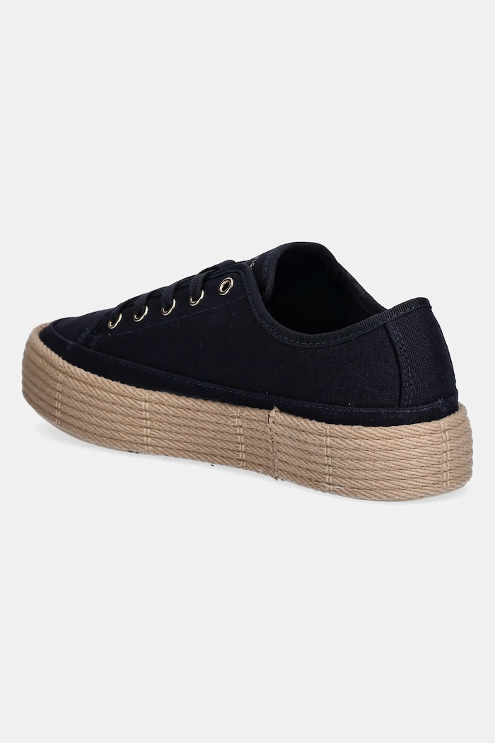 Boty Tenisky Tommy Hilfiger VULC ESPADRILLE SNEAKER FW0FW08404 námořnická modř