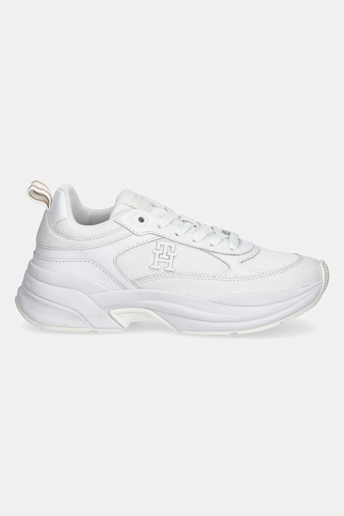 Sneakers boty Tommy Hilfiger TH CHUNKY RUNNER FW0FW08474 bílá SS25