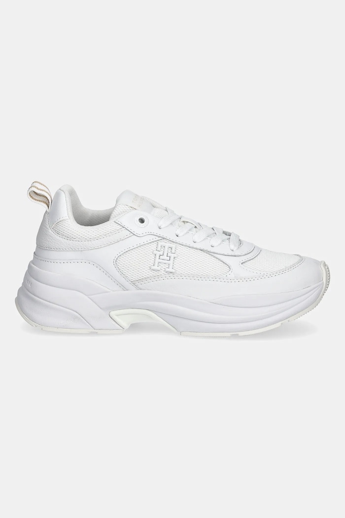 Sneakers boty Tommy Hilfiger TH CHUNKY RUNNER FW0FW08474 bílá SS25