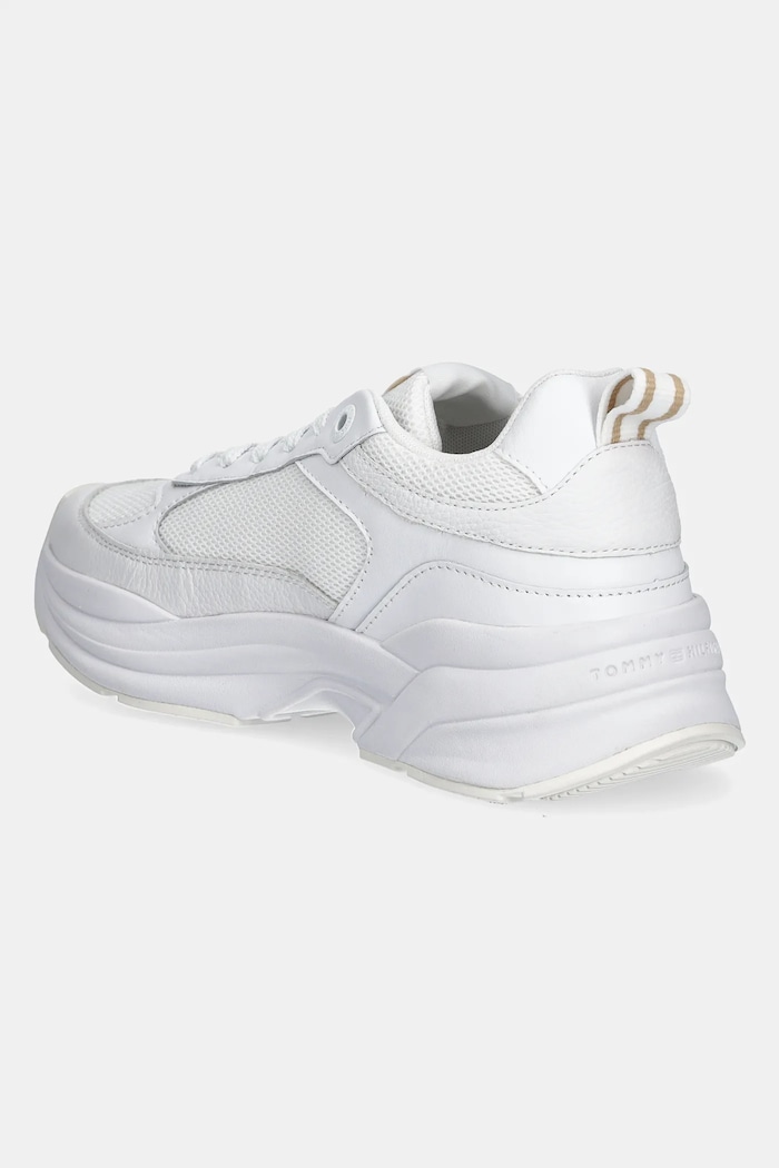 Boty Sneakers boty Tommy Hilfiger TH CHUNKY RUNNER FW0FW08474 bílá