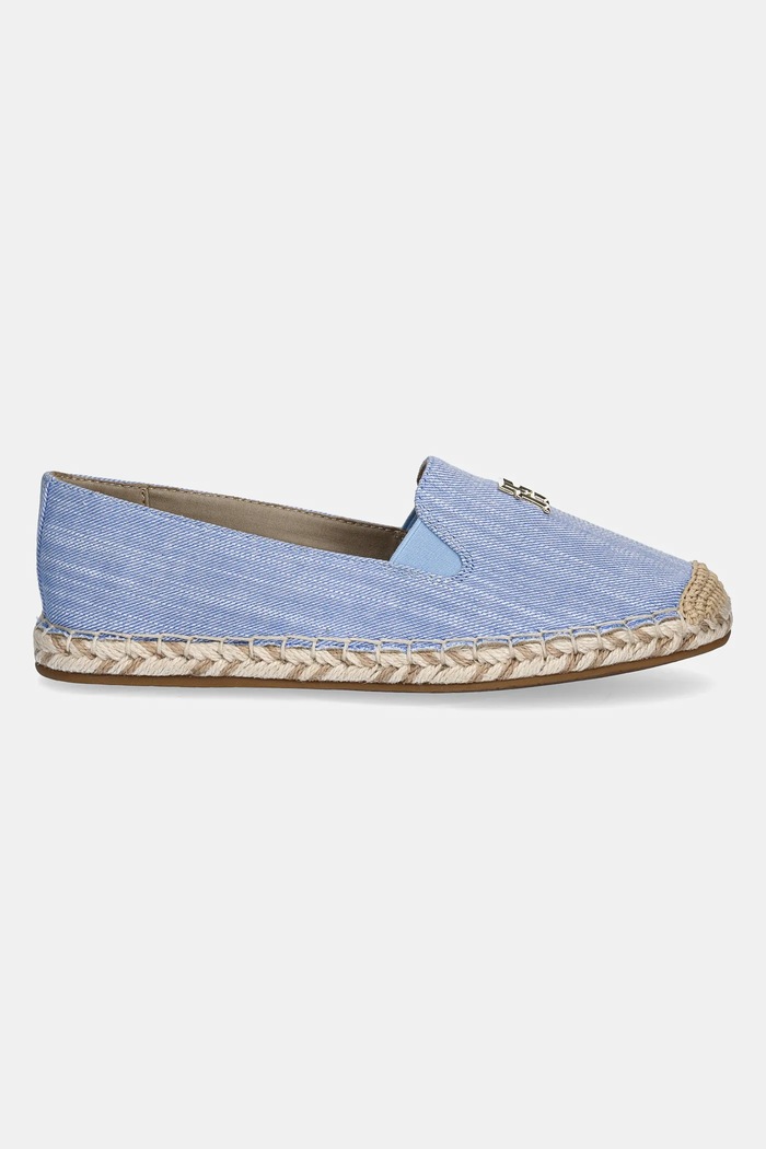 Tommy Hilfiger espadryle CHAMBRAY ESPADRILLE FW0FW08539 niebieski SS25