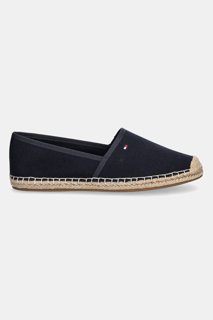 Tommy Hilfiger espadrile femei FLAG CANVAS ESPADRILLE FW0FW08541 bleumarin SS26