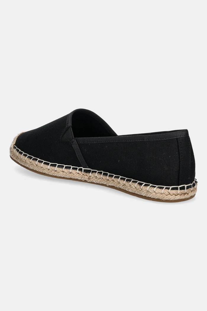 Boty Tommy Hilfiger espadrily dámské FLAG CANVAS ESPADRILLE FW0FW08541 černá