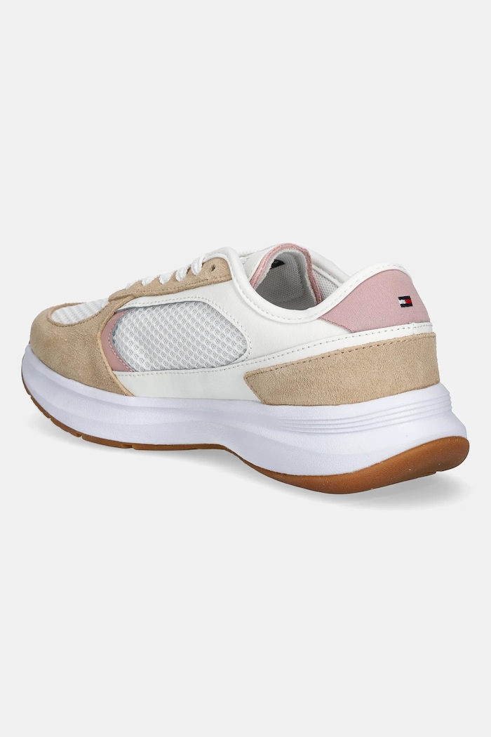 Boty Sneakers boty Tommy Hilfiger SPORTY RUNNER FW0FW08644 béžová