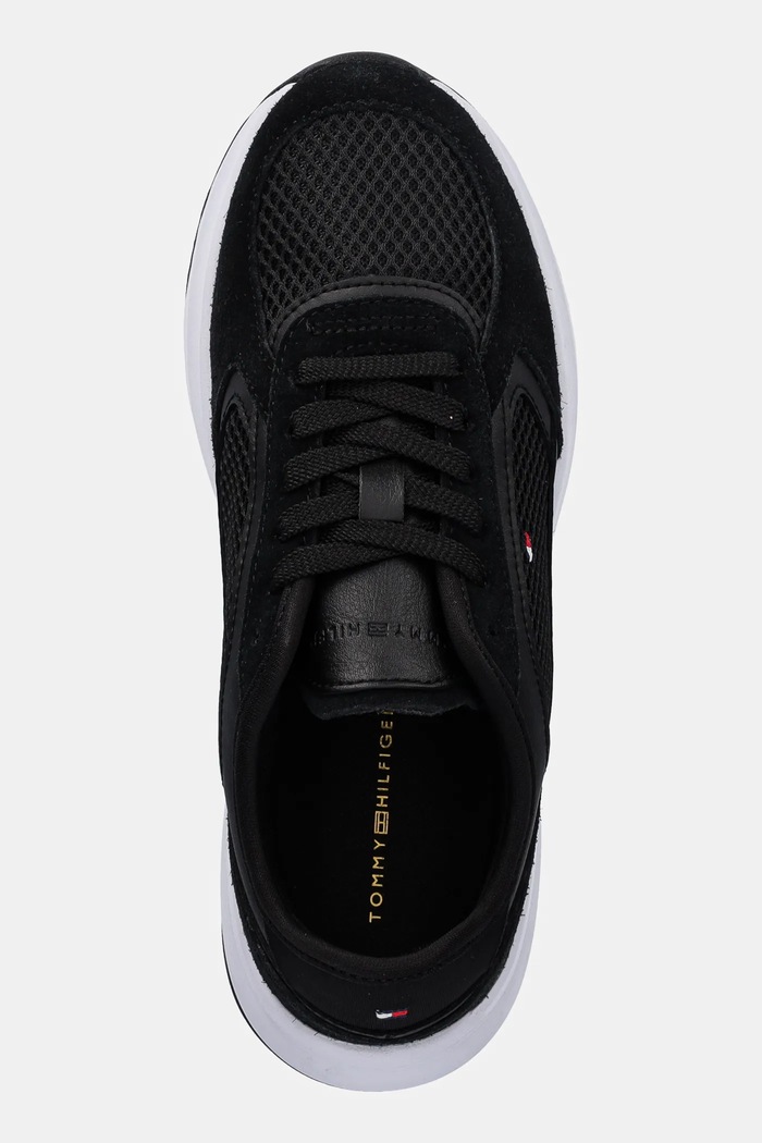 Sneakers boty Tommy Hilfiger SPORTY RUNNER černá FW0FW08644