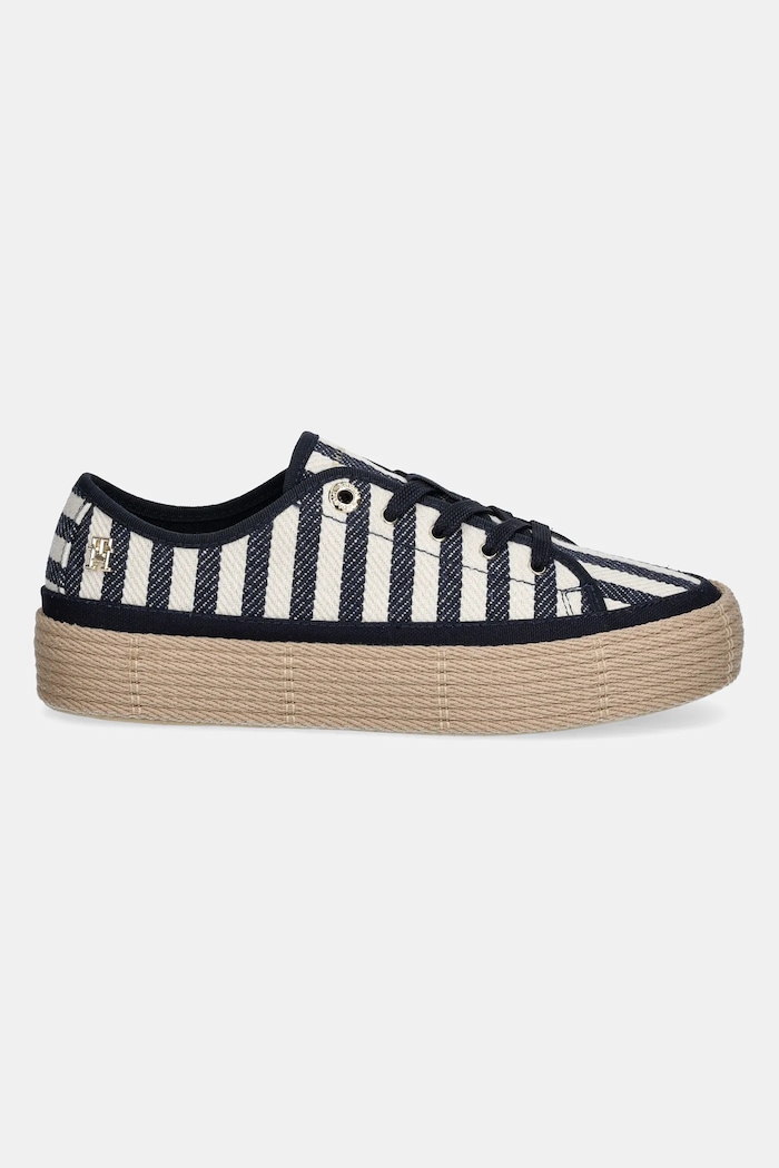 Tenisky Tommy Hilfiger VULC ROPE SNEAKER ITHACA FW0FW08646 tmavomodrá SS25
