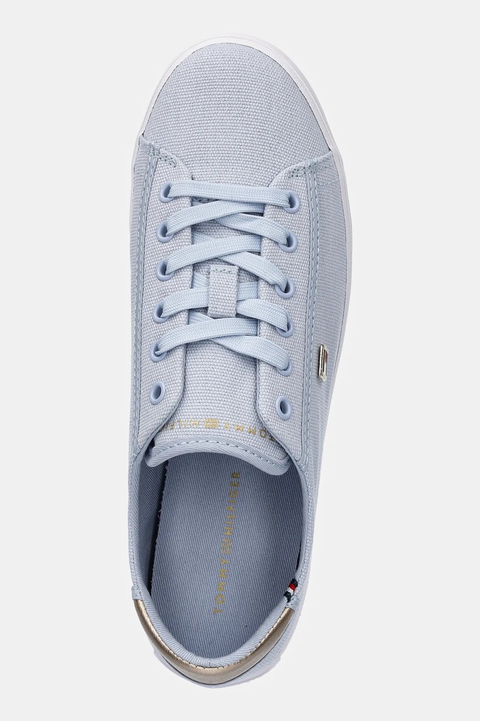 Tommy Hilfiger tenisówki VULC CANVAS LACE UP SNEAKER niebieski FW0FW08647
