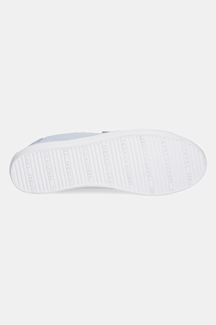 Tommy Hilfiger tenisówki VULC CANVAS LACE UP SNEAKER FW0FW08647 niebieski