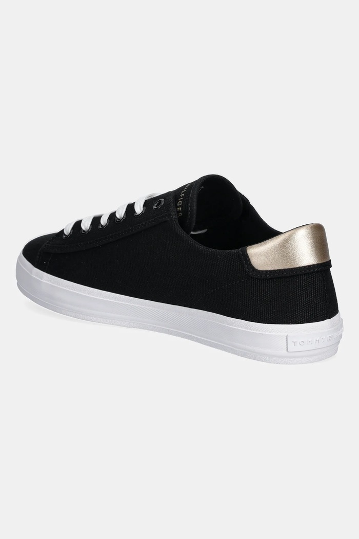 Παπούτσια Πάνινα παπούτσια Tommy Hilfiger VULC CANVAS LACE UP SNEAKER FW0FW08647 μαύρο