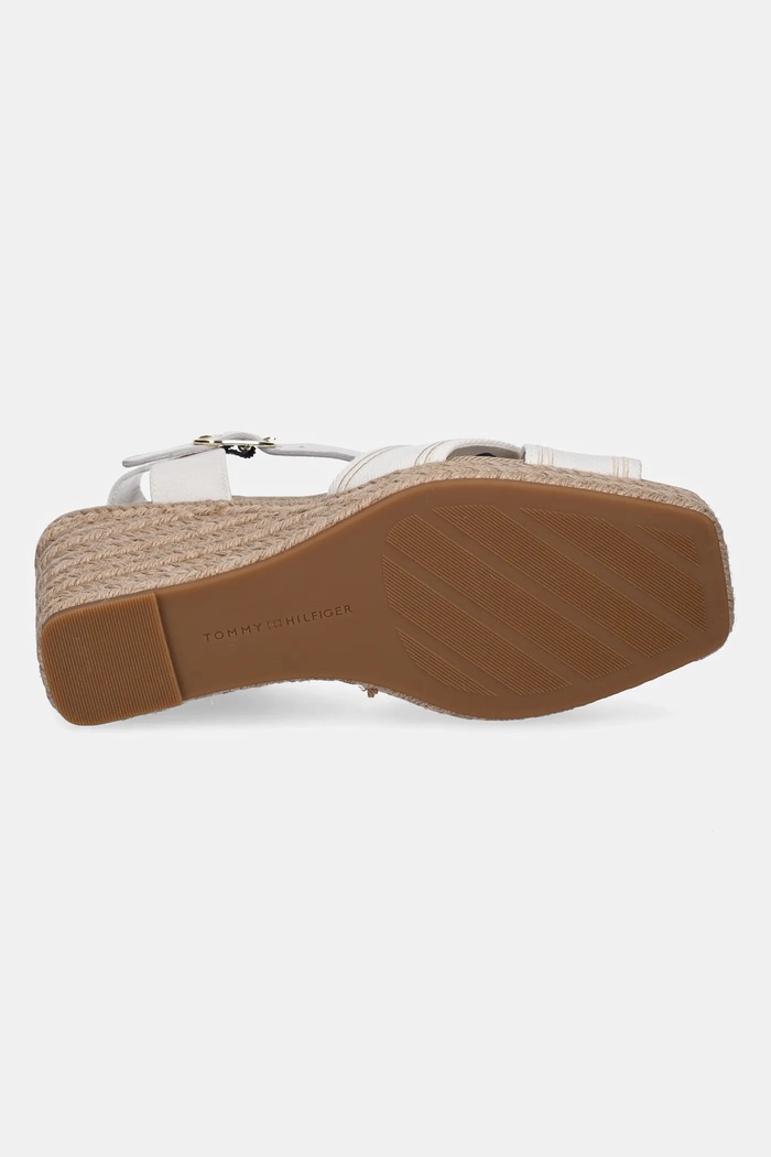 Sandali Tommy Hilfiger TOMMY HILFIGER ESPAD HIGH WEDGE FW0FW08668 bež