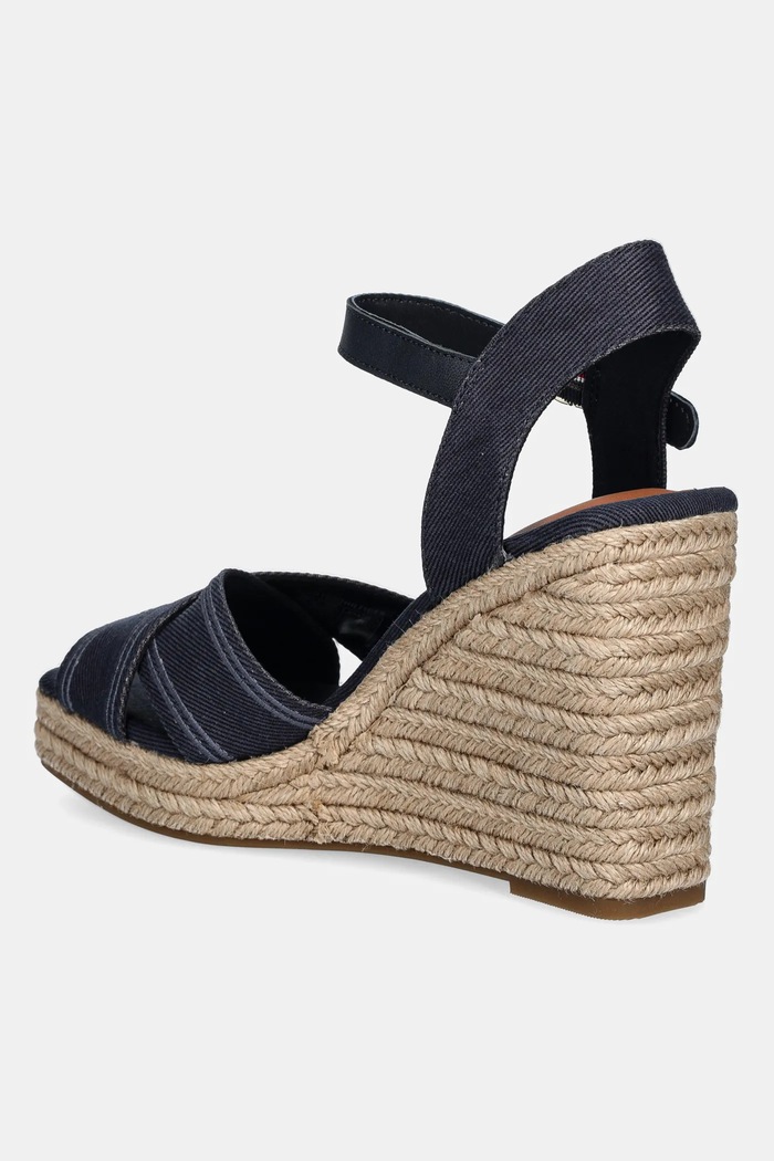 Obuv Sandále Tommy Hilfiger TOMMY HILFIGER ESPAD HIGH WEDGE FW0FW08668 tmavomodrá