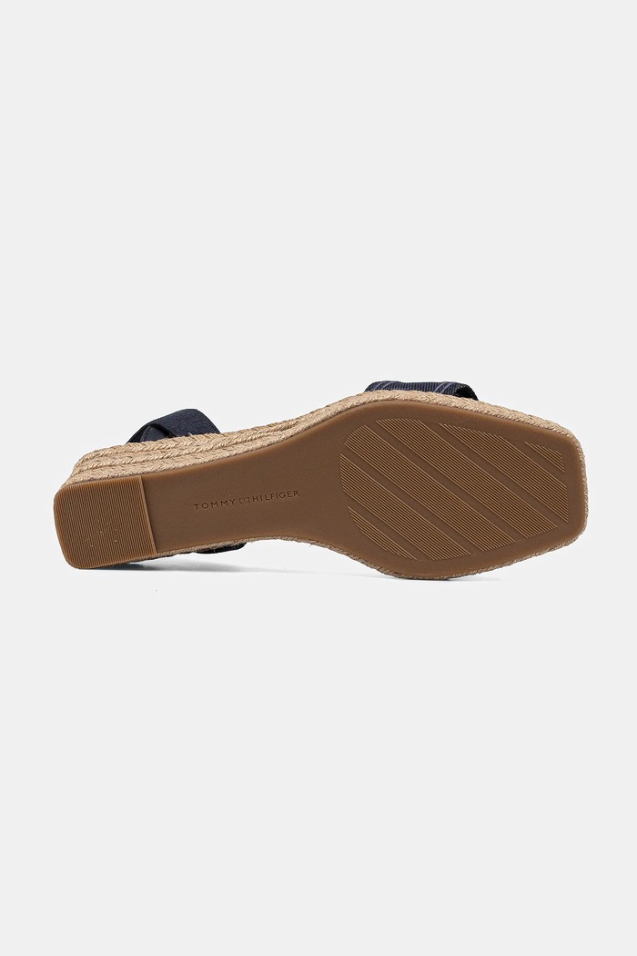 Sandále Tommy Hilfiger TOMMY HILFIGER ESPAD MID WEDGE FW0FW08805 tmavomodrá