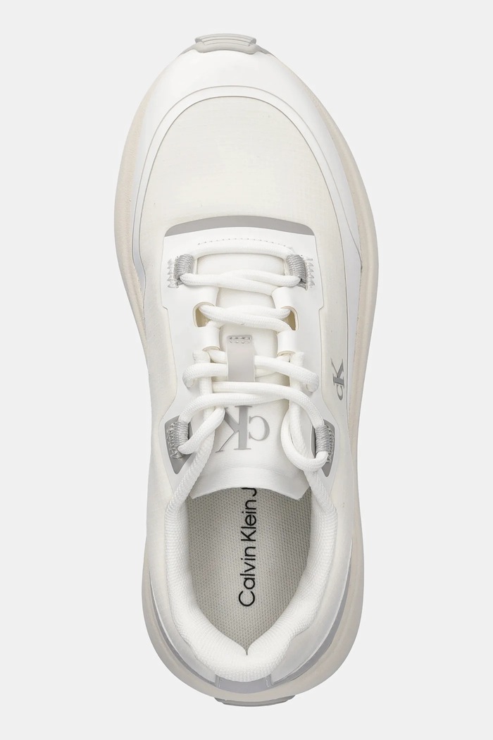 Tenisky Calvin Klein Jeans ATHLEISURE RUNNER LACEUP NT biela YW0YW01823