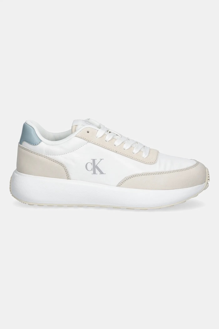 Tenisky Calvin Klein Jeans ATHLEISURE RUNNER LACEUP MIX WN YW0YW01774 biela SS25