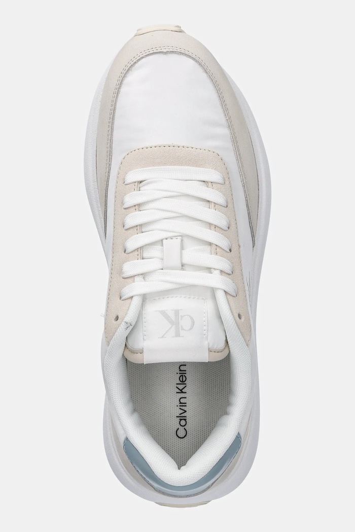 Tenisky Calvin Klein Jeans ATHLEISURE RUNNER LACEUP MIX WN biela YW0YW01774