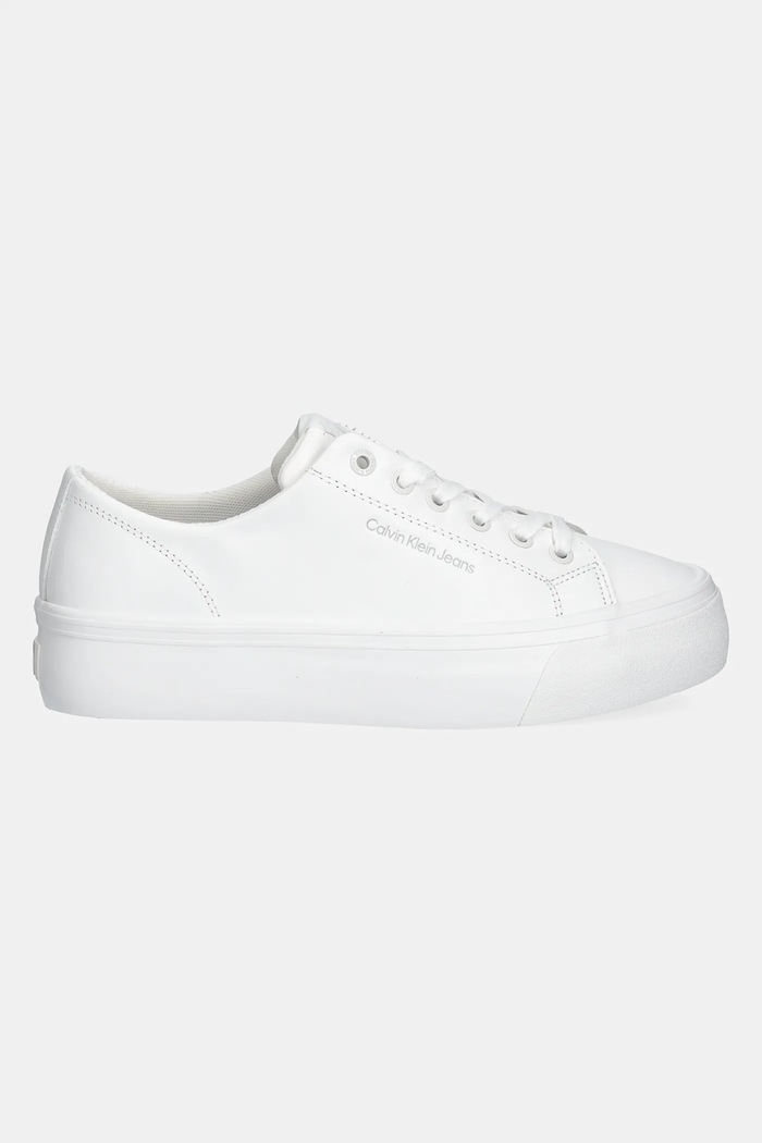 Calvin Klein Jeans Sneakers VULC FLATFORM LOW MG LTH YW0YW01771 alb SS25