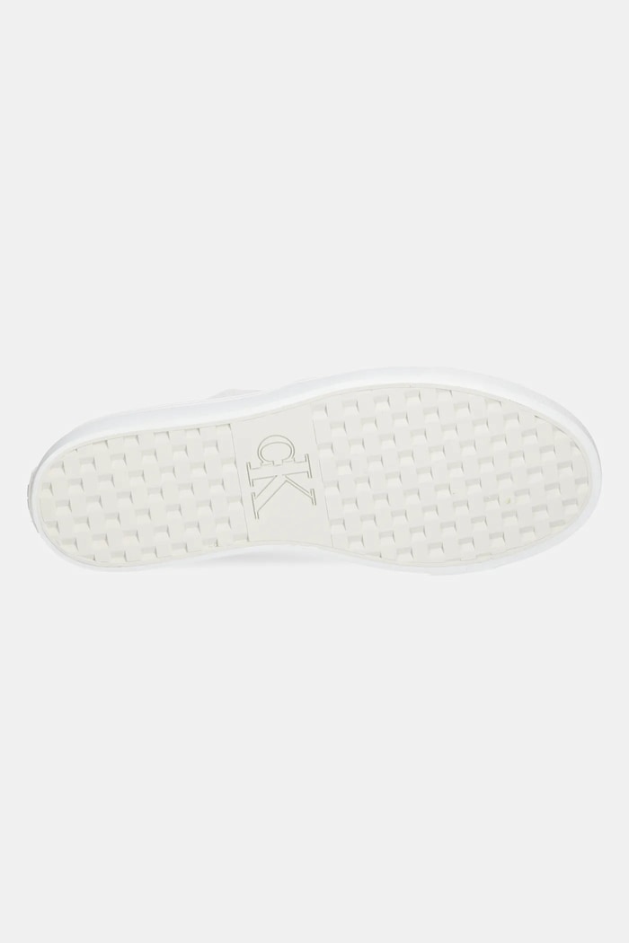 Πάνινα παπούτσια Calvin Klein Jeans VULC FLATFORM LOW CV MIX MG YW0YW01770 λευκό