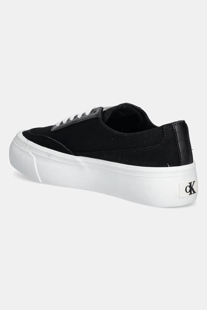 Παπούτσια Πάνινα παπούτσια Calvin Klein Jeans VULC FLATFORM LOW CV MIX MG YW0YW01770 μαύρο