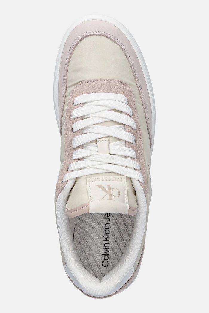 Маратонки Calvin Klein Jeans CLASSIC CUPSOLE MIX IN бежов YW0YW01767