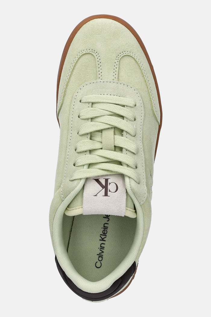 Calvin Klein Jeans sneakersy CLASSIC CUPSOLE MIX IN zielony YW0YW01767