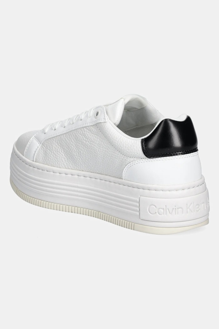 Cipők Calvin Klein Jeans sportcipő BOLD FLATF LOW LACE MG YW0YW01766 fehér