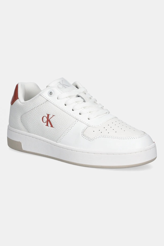 Calvin Klein Jeans sneakersy BASKET CUPSOLE LOW MG syntetyczny biały YW0YW01765