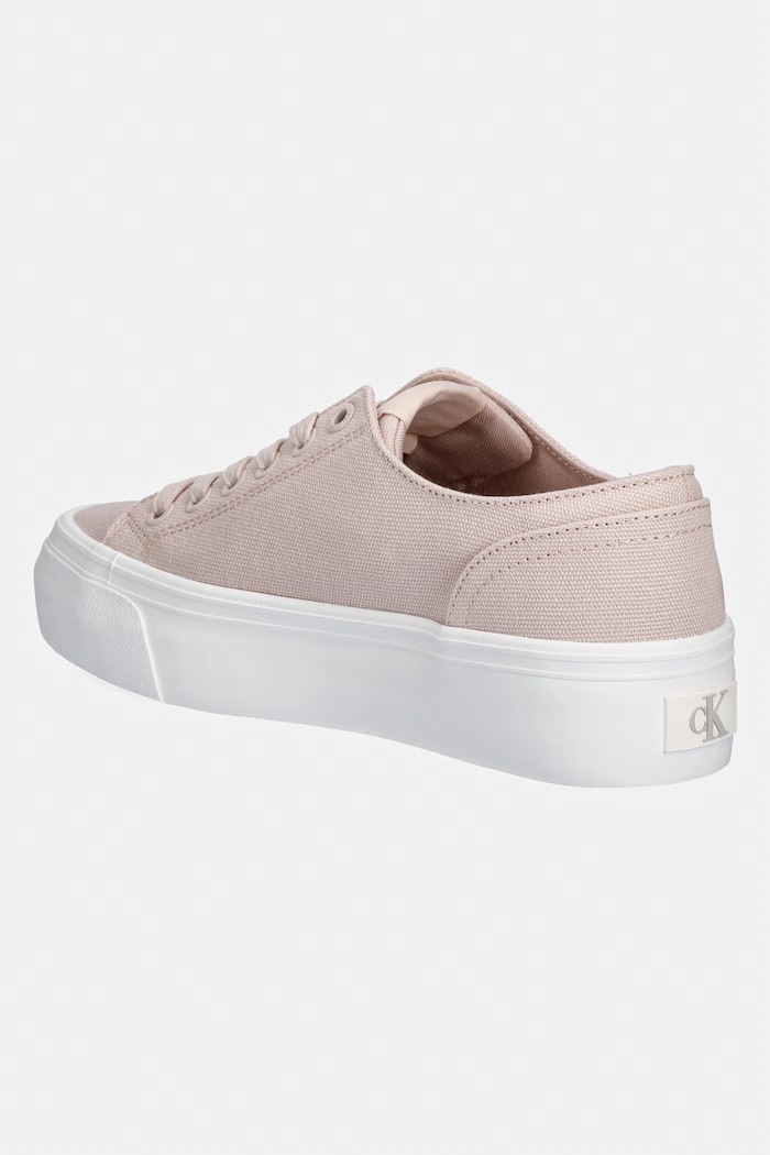 Încălțăminte Calvin Klein Jeans VULC FLATFORM LOW CV MG teniși de femei YW0YW01763 roz