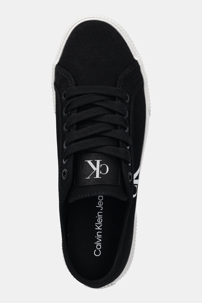 Tenisice Calvin Klein Jeans ESS VULC LOW CV MG WN crna YW0YW01762