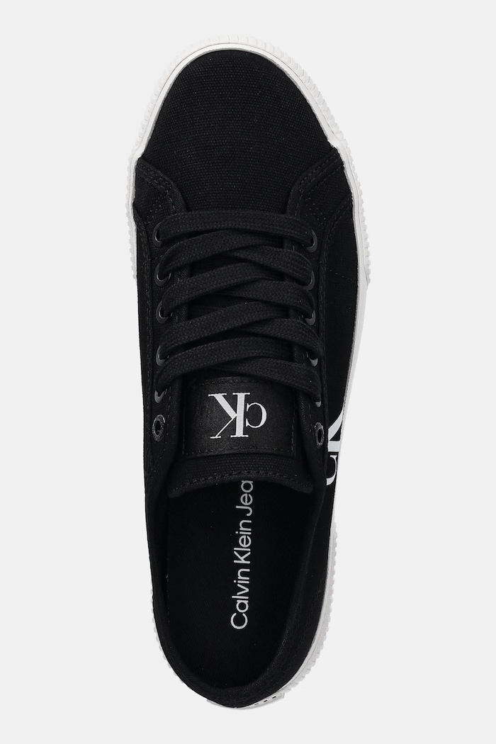 Tenisice Calvin Klein Jeans ESS VULC LOW CV MG WN crna YW0YW01762