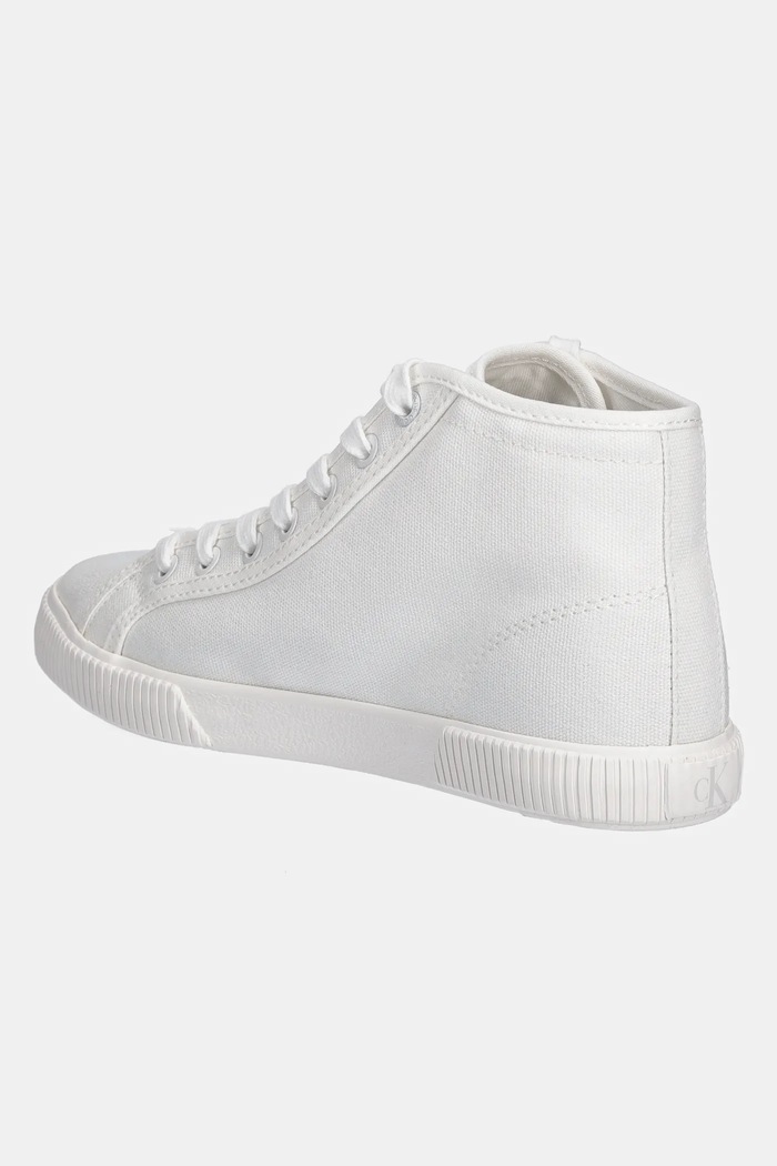 Boty Kecky Calvin Klein Jeans ESS VULC MID CV MG WN YW0YW01761 bílá