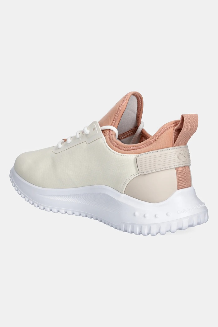 Obuwie Calvin Klein Jeans sneakersy EVA RUNNER LOW LACE MIX IN YW0YW01759 beżowy