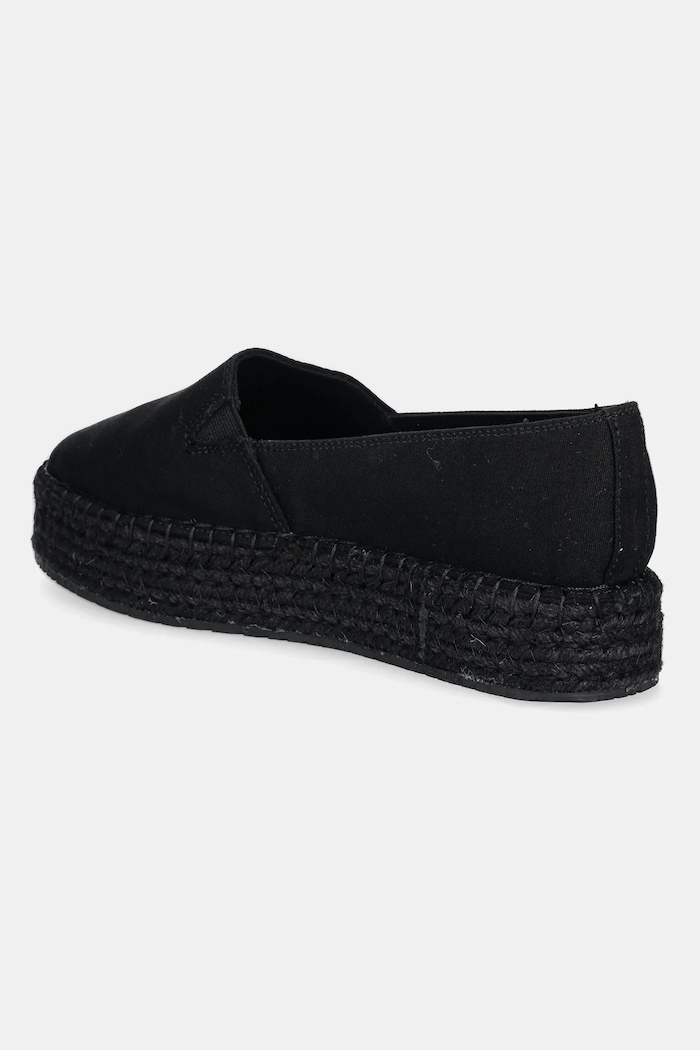 Παπούτσια Εσπαντρίγιες Calvin Klein Jeans FLATFORM ESPADRILLE MG/HDW YW0YW01737 μαύρο