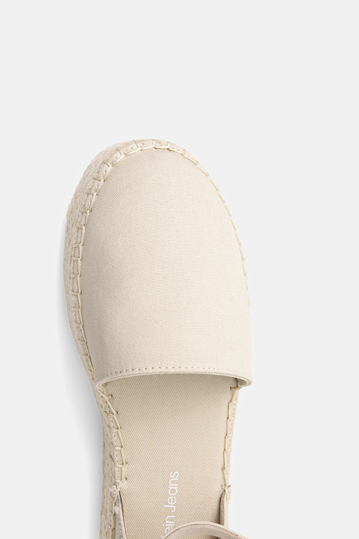 Espadrile Calvin Klein Jeans FLATFORM ESPADRILLE SLING MG YW0YW01735 bež