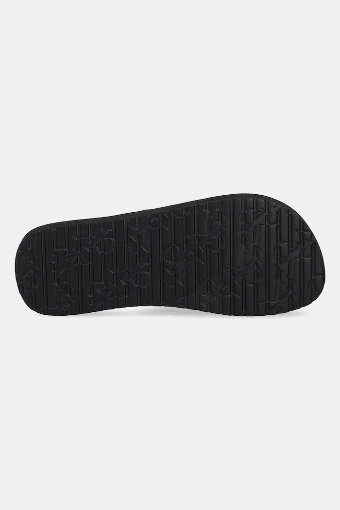 Σαγιονάρες Calvin Klein Jeans BEACH SANDAL FLATFORM TTXR SATIN YW0YW01723 μαύρο