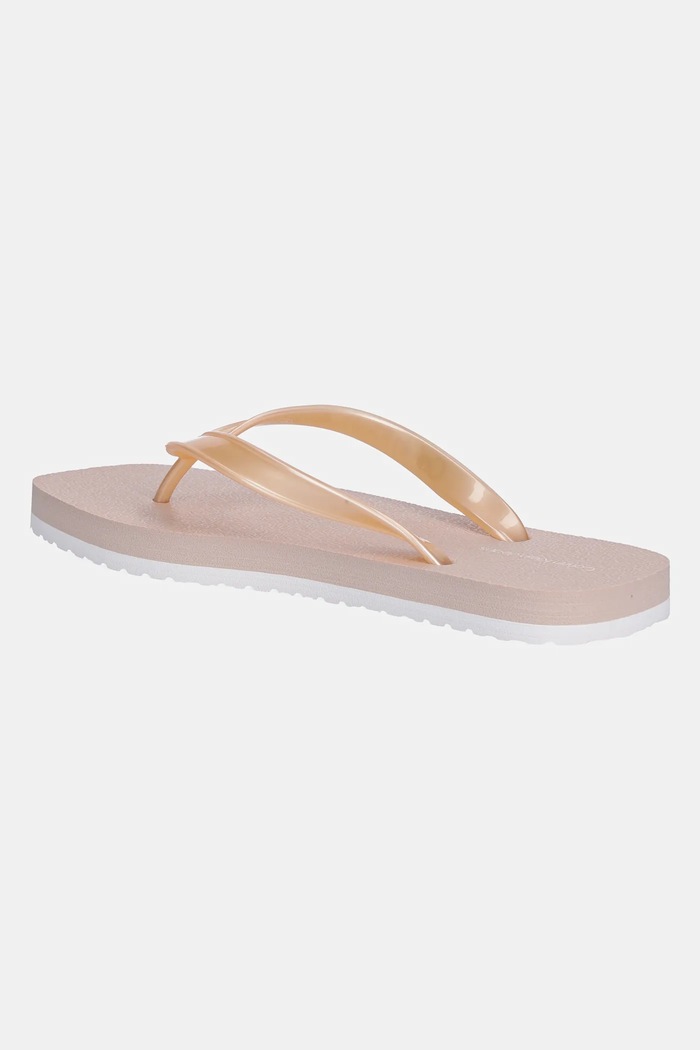 Obuwie Calvin Klein Jeans japonki THONG+ TPU METALLIC YW0YW01720 różowy